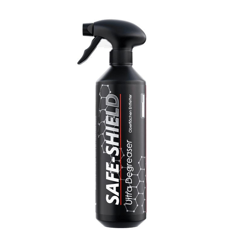 Safe-Shield Ultra Degreaser surface preparation cleaner in a spray bottle
