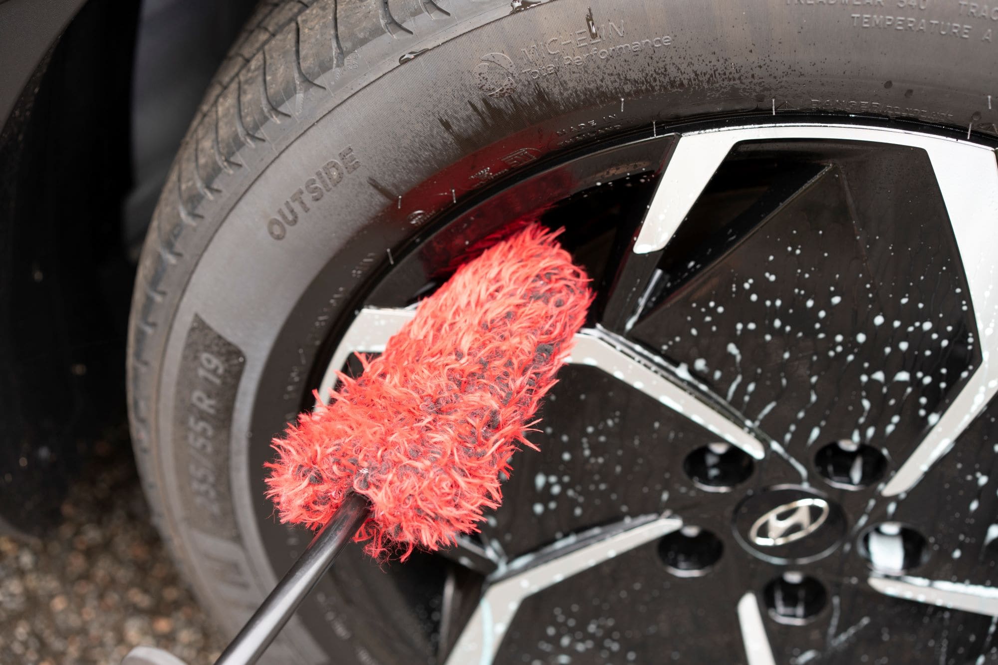Replacement cover for flat wheel brush